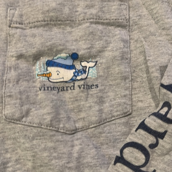 Vineyard Vines Snowman Shirt Youth Large 16 - Picture 2 of 4